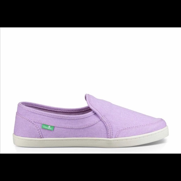 Sanuk Y Lil Pair O Dice Women’s Lavender Shoes - Picture 6 of 7